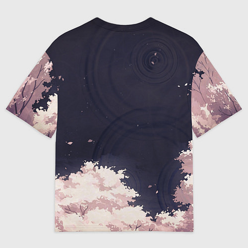 Мужская футболка оверсайз Genshin Impact - Kamisato Ayato / 3D-принт – фото 2