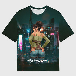 Футболка оверсайз мужская Panam Панам Cyberpunk2077, цвет: 3D-принт