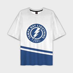 Мужская футболка оверсайз Tampa Bay Lightning NHL