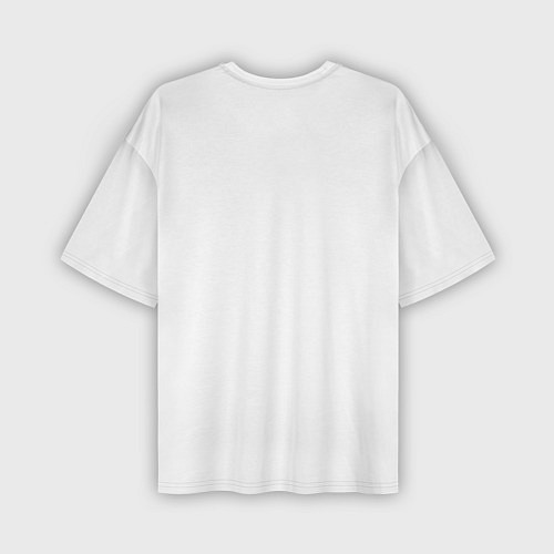 Мужская футболка оверсайз Суровый Череп В Наушниках / 3D-принт – фото 2
