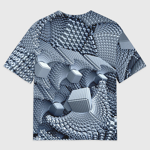 Мужская футболка оверсайз Vanguard pattern 2078 Abstraction / 3D-принт – фото 2