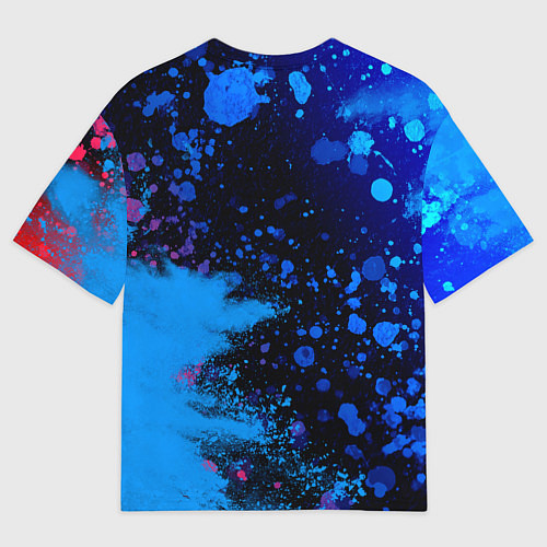 Мужская футболка оверсайз РОССИЯ - ГЕРБ - Арт 6 / 3D-принт – фото 2