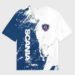 Мужская футболка оверсайз SCANIA SAAB