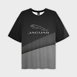 Мужская футболка оверсайз JAGUR оттенки серого