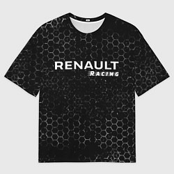 Футболка оверсайз мужская РЕНО Racing Графика, цвет: 3D-принт