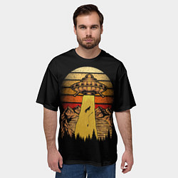 Футболка оверсайз мужская Похищение Рыбака, цвет: 3D-принт — фото 2