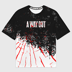 Футболка оверсайз мужская A way out, цвет: 3D-принт