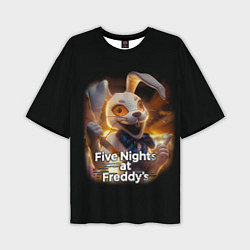 Мужская футболка оверсайз Five Nights at Freddys: Security Breach - Ванни