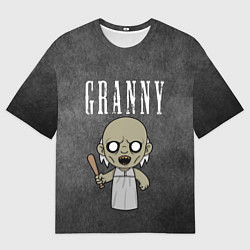 Мужская футболка оверсайз Бабуля