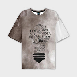 Футболка оверсайз мужская Idea!, цвет: 3D-принт
