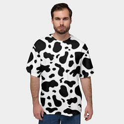 Футболка оверсайз мужская БУРЕНКА ПАТТЕРН, цвет: 3D-принт — фото 2