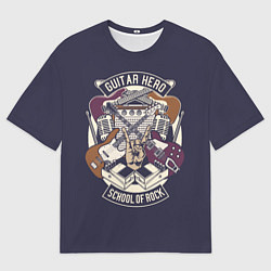 Мужская футболка оверсайз Гитарист Рок Музыкант