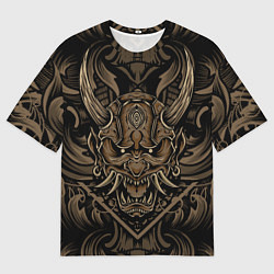 Футболка оверсайз мужская Демон в узорах, цвет: 3D-принт