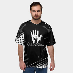 Футболка оверсайз мужская Children of bodom рука, цвет: 3D-принт — фото 2