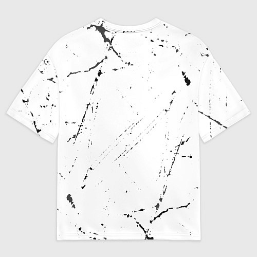 Мужская футболка оверсайз СЛАВА РОДУ - АЛАТЫРЬ - Потертости / 3D-принт – фото 2