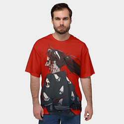 Футболка оверсайз мужская Кричащий Хяккимару, цвет: 3D-принт — фото 2