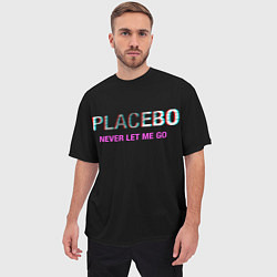 Футболка оверсайз мужская Placebo Never Let Me Go, цвет: 3D-принт — фото 2