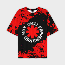Мужская футболка оверсайз Red hot chili peppers RHCP
