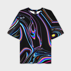 Мужская футболка оверсайз Vanguard pattern Neon
