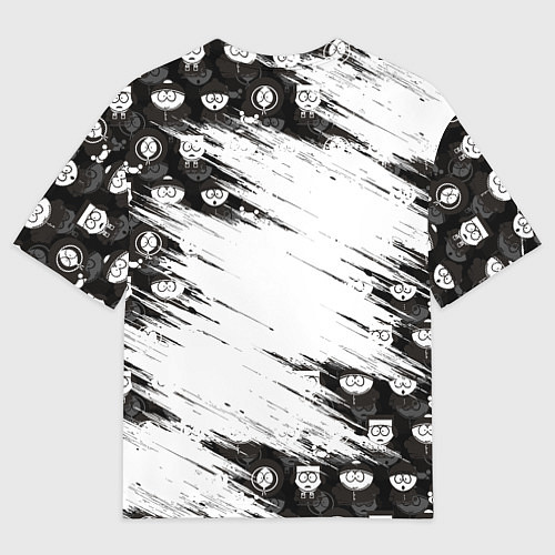 Мужская футболка оверсайз Южный парк - персонажи и логотип South Park / 3D-принт – фото 2