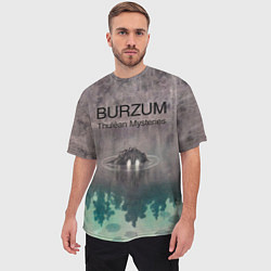 Футболка оверсайз мужская Thulean Mysteries - Burzum, цвет: 3D-принт — фото 2