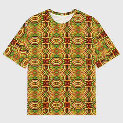 Мужская футболка оверсайз Абстрактные узоры