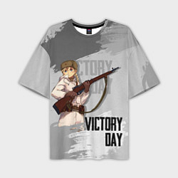 Мужская футболка оверсайз Victory day