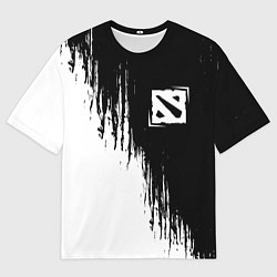 Футболка оверсайз мужская DOTA 2 Краски 4, цвет: 3D-принт