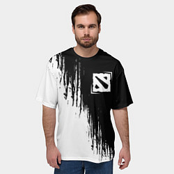 Футболка оверсайз мужская DOTA 2 Краски 4, цвет: 3D-принт — фото 2