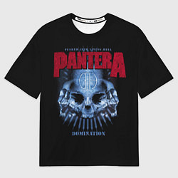 Мужская футболка оверсайз Pantera Domination