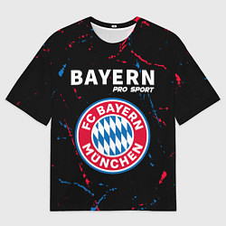 Футболка оверсайз мужская БАВАРИЯ Pro Sport Гранж, цвет: 3D-принт