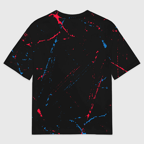 Мужская футболка оверсайз БАВАРИЯ Pro Sport Гранж / 3D-принт – фото 2