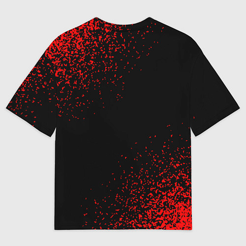 Мужская футболка оверсайз Eat Sleep Free Fire Repeat Арт / 3D-принт – фото 2