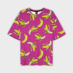 Мужская футболка оверсайз Banana pattern Summer Color