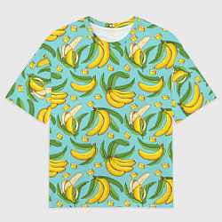 Футболка оверсайз мужская Banana pattern Summer Fashion 2022, цвет: 3D-принт