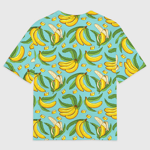 Мужская футболка оверсайз Banana pattern Summer Fashion 2022 / 3D-принт – фото 2
