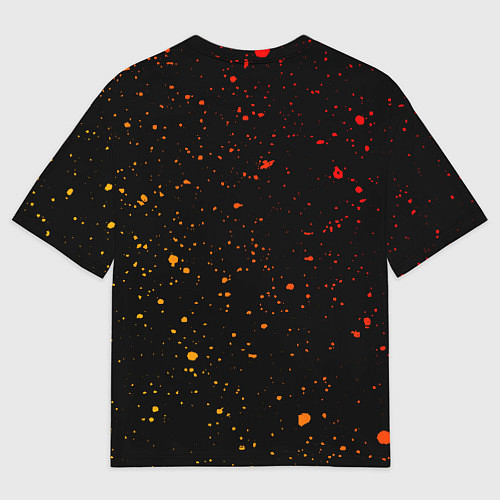 Мужская футболка оверсайз КС ГО Краска / 3D-принт – фото 2