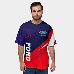 Футболка оверсайз мужская ФОРД FORD, цвет: 3D-принт — фото 2