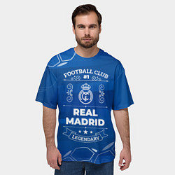 Футболка оверсайз мужская Real Madrid FC 1, цвет: 3D-принт — фото 2