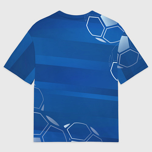 Мужская футболка оверсайз Real Madrid FC 1 / 3D-принт – фото 2