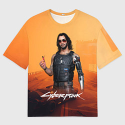 Мужская футболка оверсайз Vi cyberpunk 2077