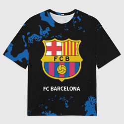 Футболка оверсайз мужская БАРСЕЛОНА Камуфляж, цвет: 3D-принт