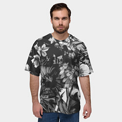 Футболка оверсайз мужская Смерть в цветах Дополнение Коллекция Get inspired!, цвет: 3D-принт — фото 2