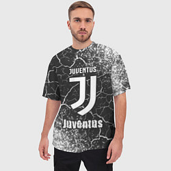 Футболка оверсайз мужская ЮВЕНТУС Juventus - Арт, цвет: 3D-принт — фото 2