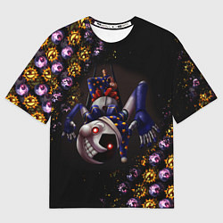 Футболка оверсайз мужская Five Nights at Freddys: Security Breach Луна патте, цвет: 3D-принт