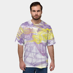 Футболка оверсайз мужская Розы Дополнение Коллекция Get inspired! 788-r1, цвет: 3D-принт — фото 2