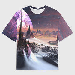 Мужская футболка оверсайз Cosmic fantasy art