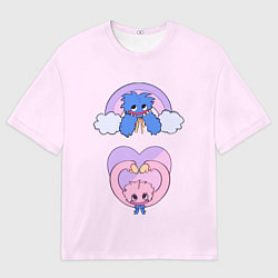 Мужская футболка оверсайз POPPY PLAYTIME - KISSY MISSY - HAGGY WAGGY