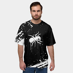 Футболка оверсайз мужская The prodigy - паук, цвет: 3D-принт — фото 2