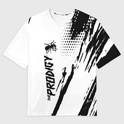Футболка оверсайз мужская The prodigy - логотип, цвет: 3D-принт